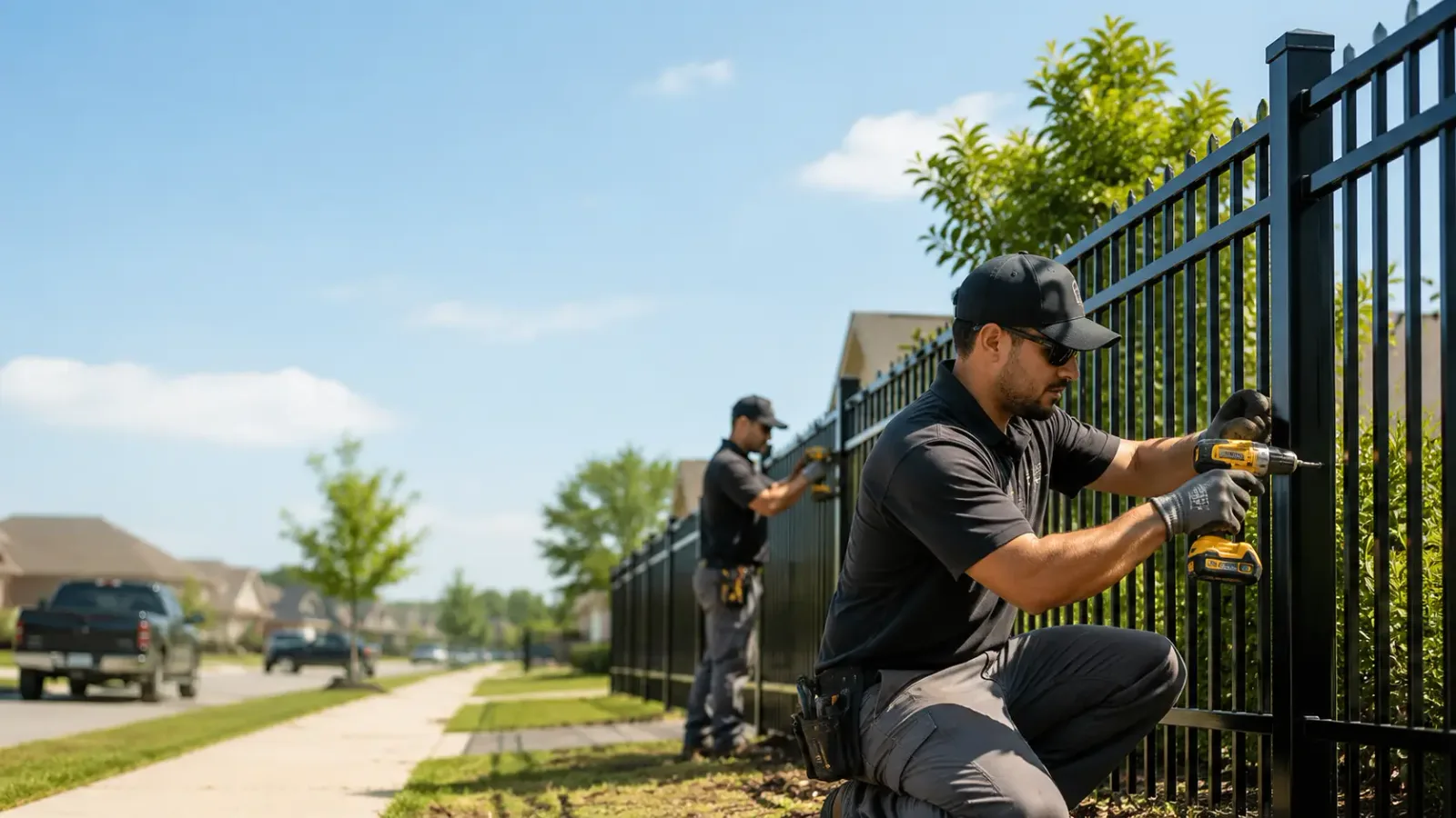 Metal Fence Installation in Armstrong, TX